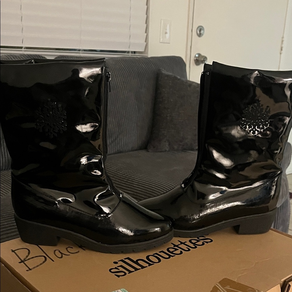Perfect Silhouettes Black Women's Snow Boots
